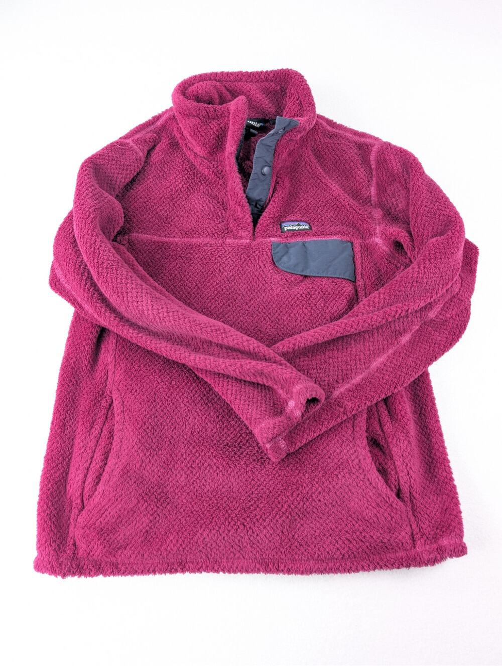 Patagonia Women’s Re-Tool Snap-T Fleece Pullover Magenta Purple L